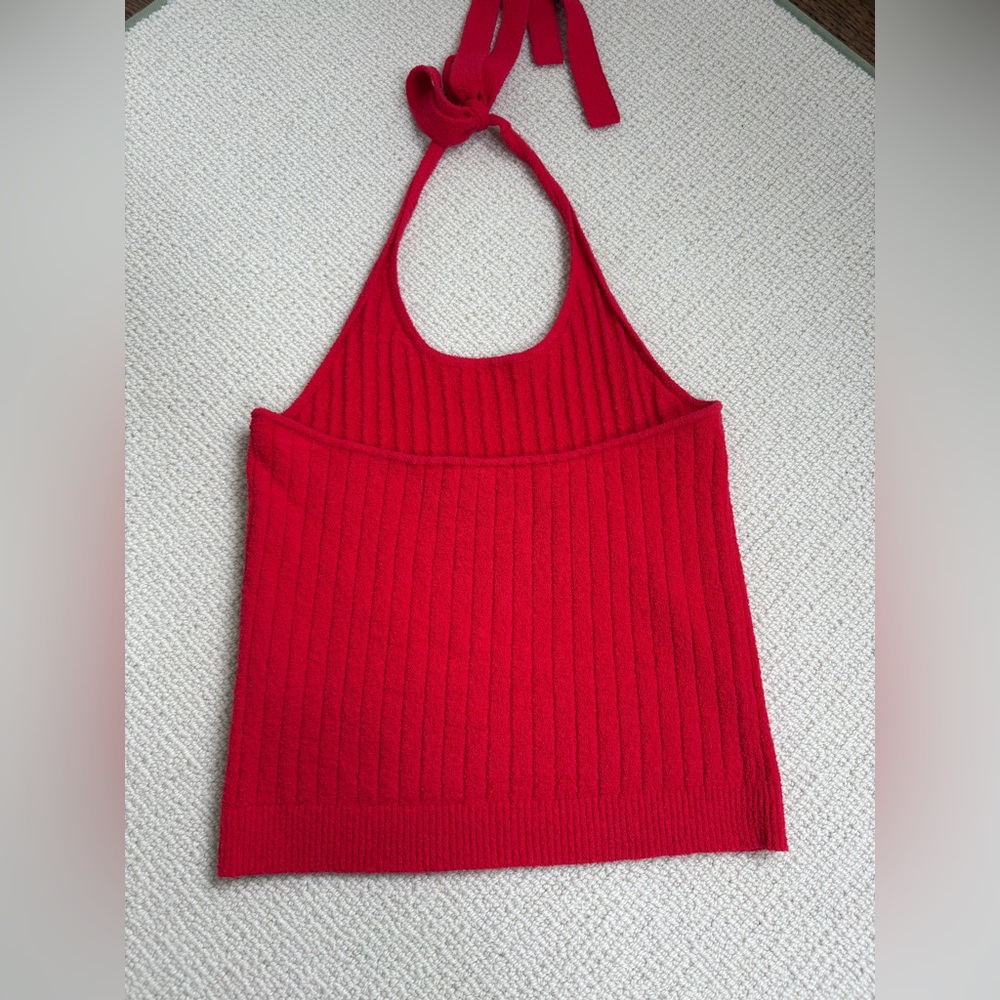 J. Crew Scarlet Ribbed Knit Halter